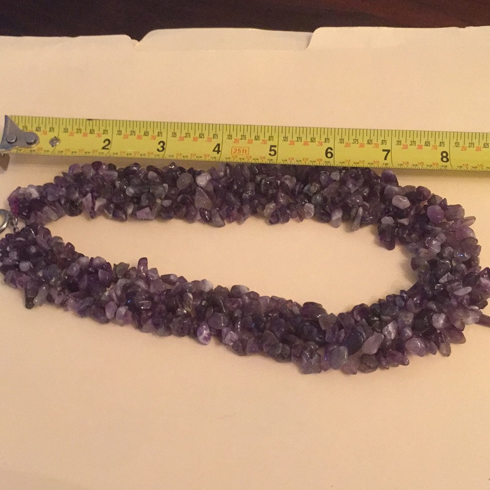 Purple necklace and bracelet - Picture 5 of 7